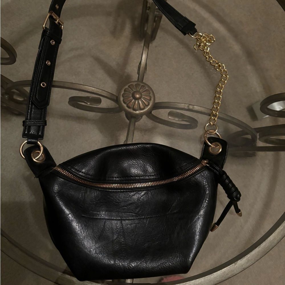 Black Crossbody Sling Bag
